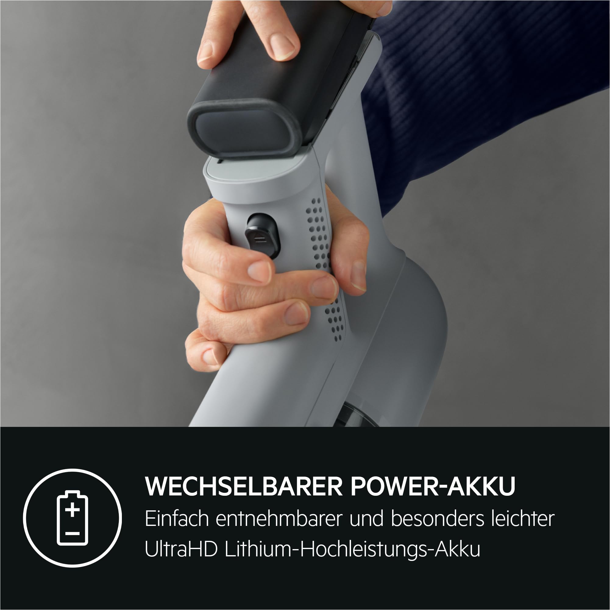 AEG Serie 7000 ÖKO Akku-Staubsauger, ultraleicht & kraftvoll, 2in1 mit 5-Stufen-Filtration – bis 50 Min Laufzeit, für alle Böden