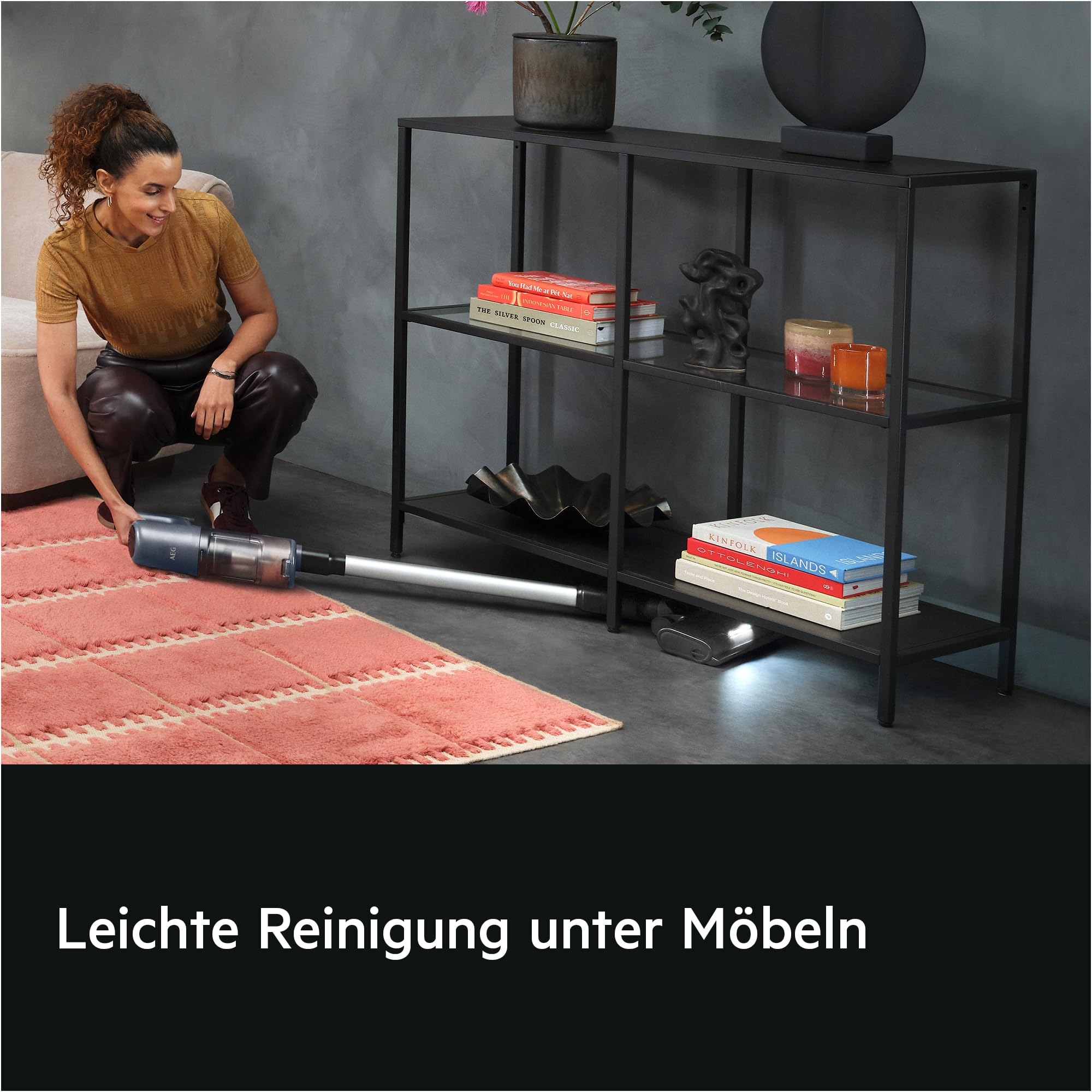 AEG 6000 Akku-Staubsauger, Digitalmotor mit 103.000 U/Min, 40 Min Laufzeit, 99% Staubaufnahme, leichter Akku, kabellos & handlich